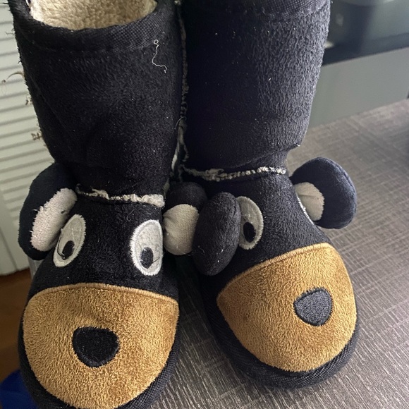 Lazy One Other - Baby/Toddler Bear Slippers - Size XS